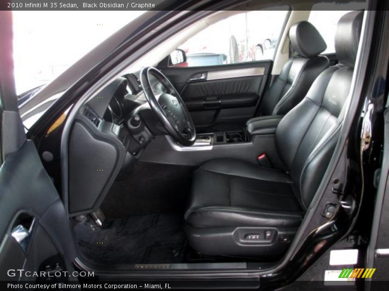 Black Obsidian / Graphite 2010 Infiniti M 35 Sedan