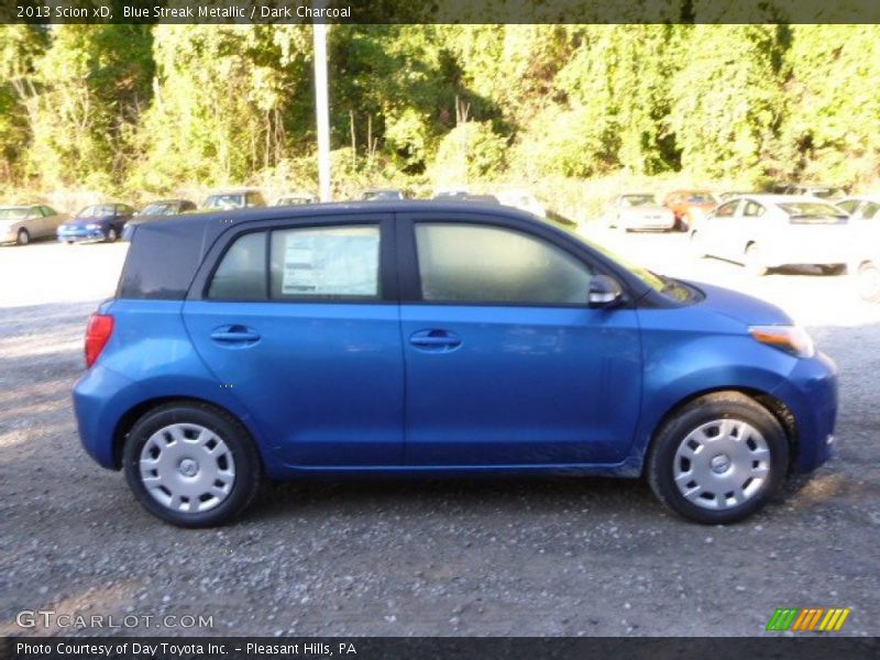 Blue Streak Metallic / Dark Charcoal 2013 Scion xD