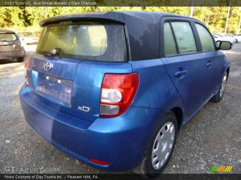 Blue Streak Metallic / Dark Charcoal 2013 Scion xD