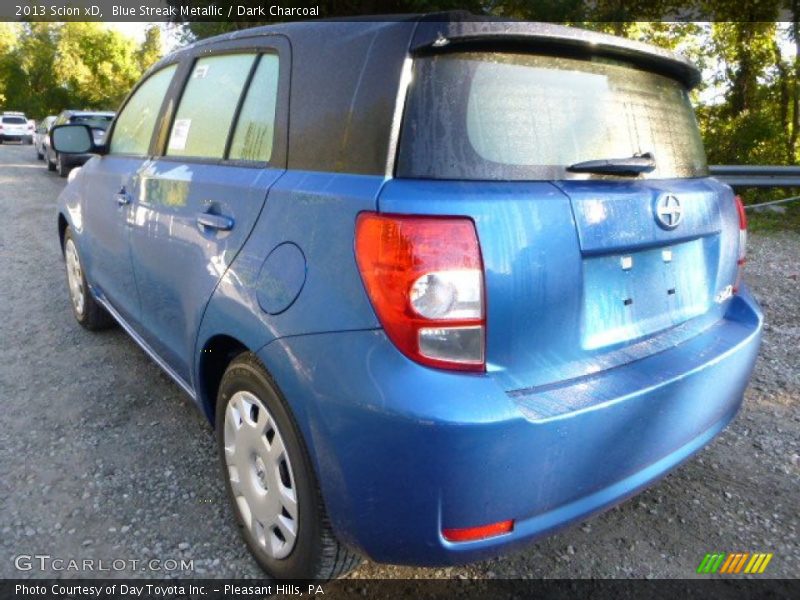 Blue Streak Metallic / Dark Charcoal 2013 Scion xD