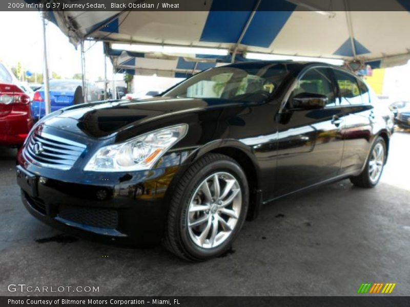 Black Obsidian / Wheat 2009 Infiniti G 37 Journey Sedan
