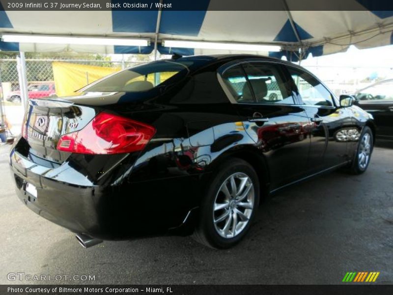 Black Obsidian / Wheat 2009 Infiniti G 37 Journey Sedan