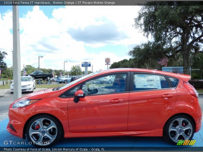  2014 Fiesta ST Hatchback Molten Orange