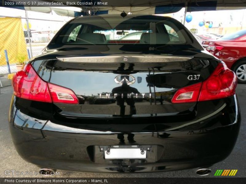 Black Obsidian / Wheat 2009 Infiniti G 37 Journey Sedan