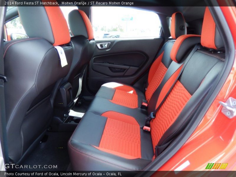 Rear Seat of 2014 Fiesta ST Hatchback