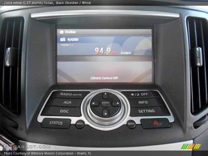 Black Obsidian / Wheat 2009 Infiniti G 37 Journey Sedan