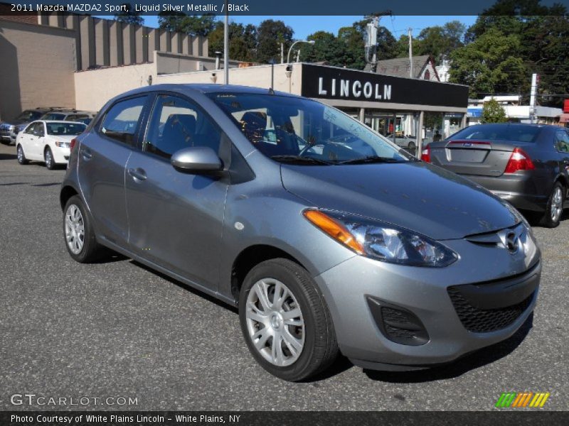 Liquid Silver Metallic / Black 2011 Mazda MAZDA2 Sport