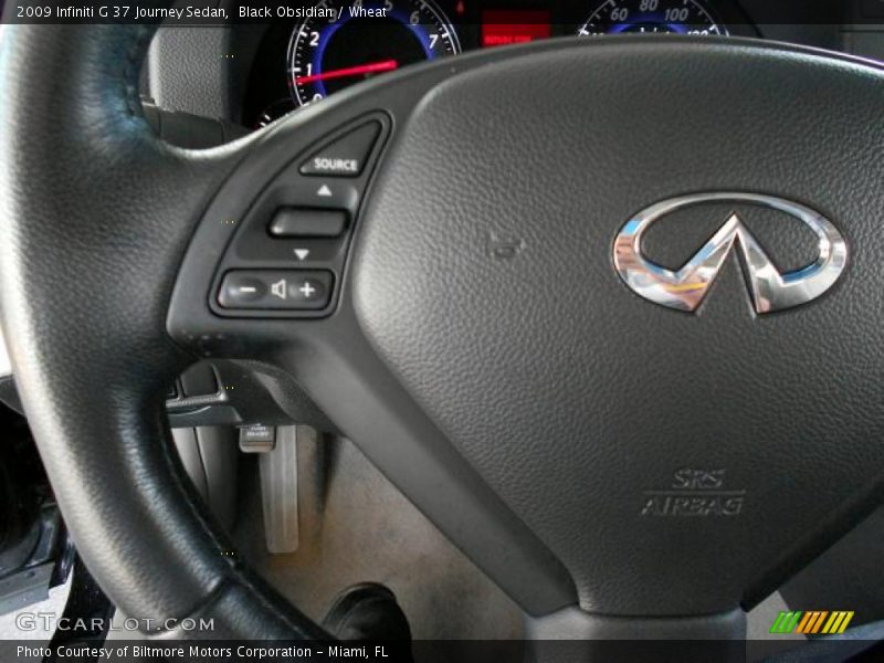 Black Obsidian / Wheat 2009 Infiniti G 37 Journey Sedan