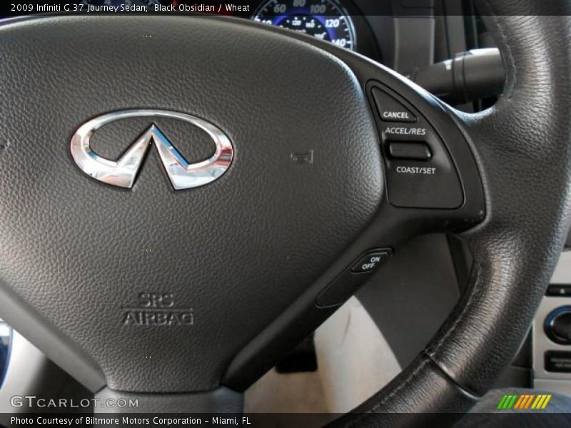 Black Obsidian / Wheat 2009 Infiniti G 37 Journey Sedan