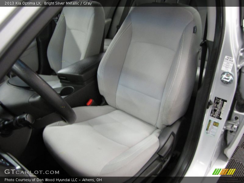 Bright Silver Metallic / Gray 2013 Kia Optima LX
