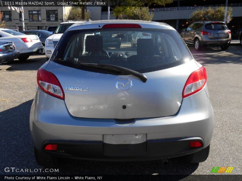 Liquid Silver Metallic / Black 2011 Mazda MAZDA2 Sport