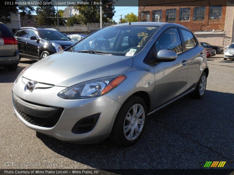 Liquid Silver Metallic / Black 2011 Mazda MAZDA2 Sport