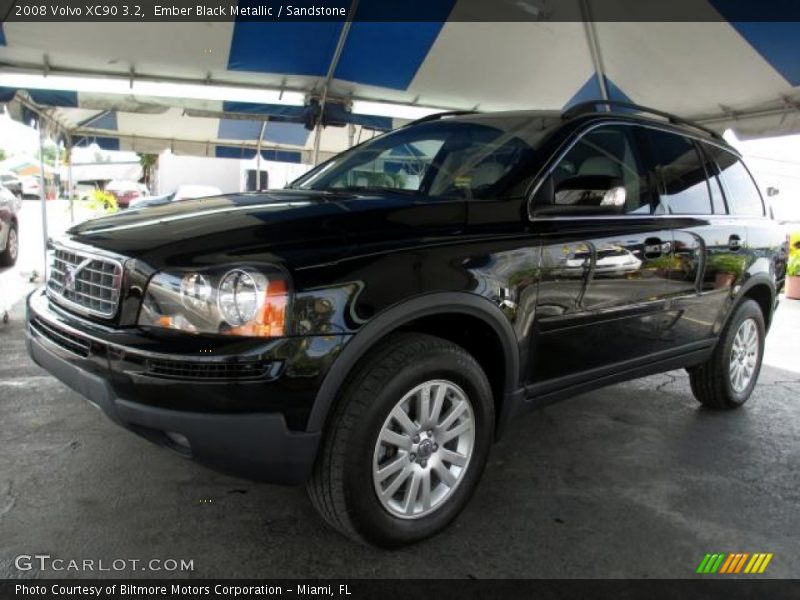 Ember Black Metallic / Sandstone 2008 Volvo XC90 3.2