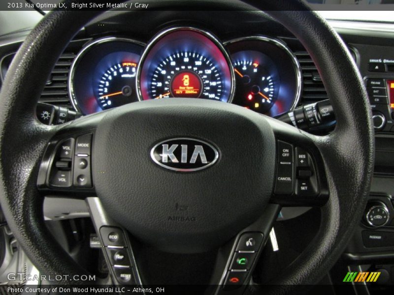 Bright Silver Metallic / Gray 2013 Kia Optima LX