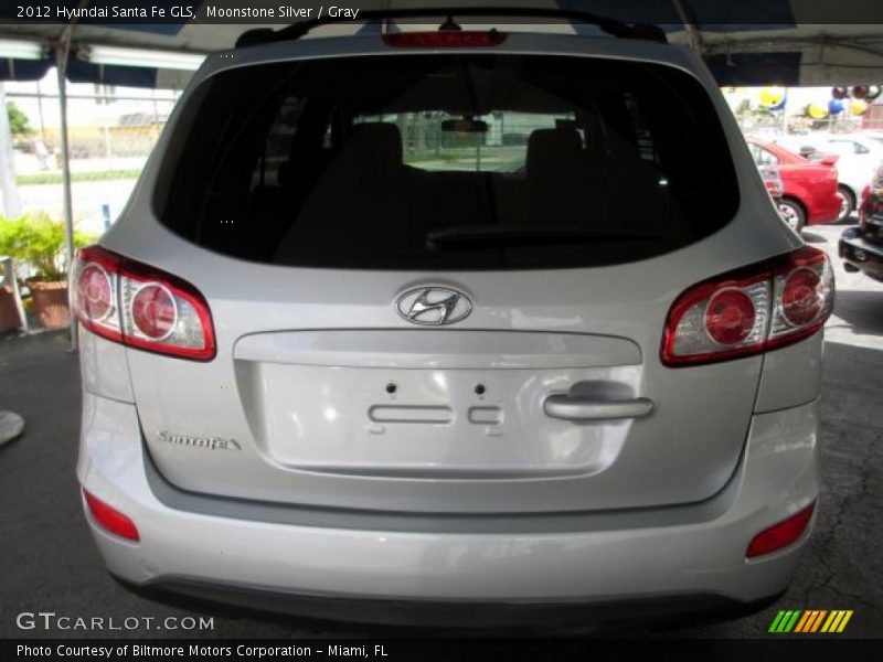 Moonstone Silver / Gray 2012 Hyundai Santa Fe GLS