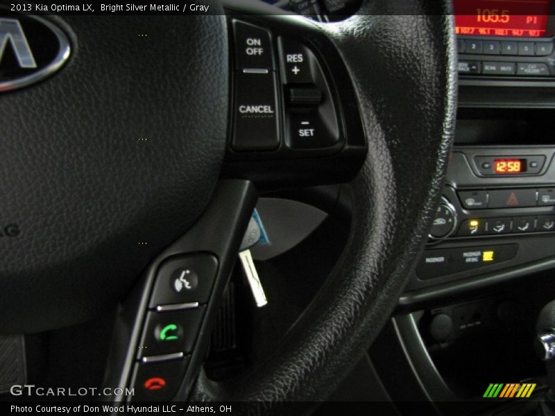 Bright Silver Metallic / Gray 2013 Kia Optima LX