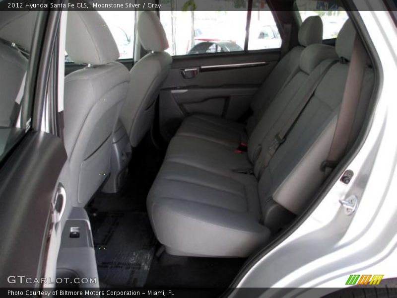 Moonstone Silver / Gray 2012 Hyundai Santa Fe GLS