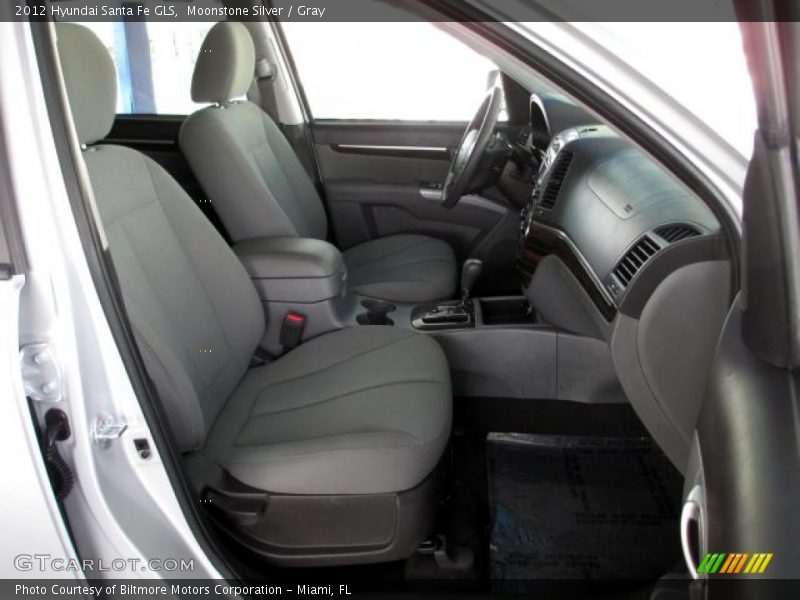 Moonstone Silver / Gray 2012 Hyundai Santa Fe GLS