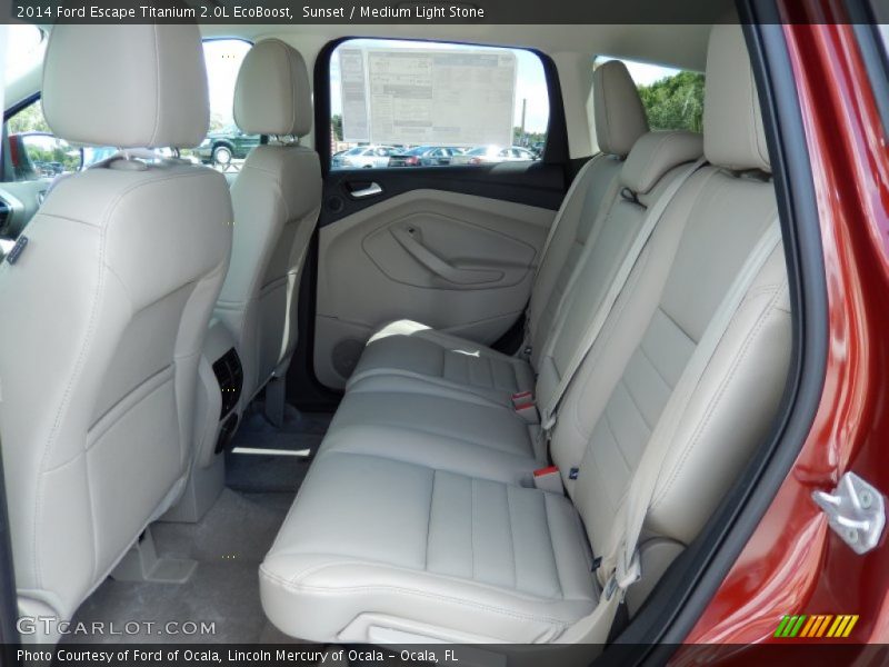 Sunset / Medium Light Stone 2014 Ford Escape Titanium 2.0L EcoBoost