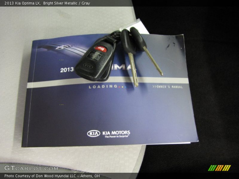 Bright Silver Metallic / Gray 2013 Kia Optima LX