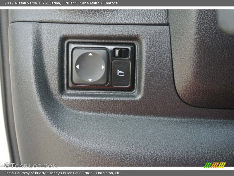 Brilliant Silver Metallic / Charcoal 2012 Nissan Versa 1.6 SL Sedan