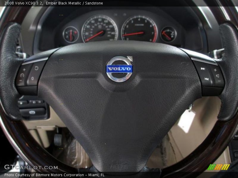 Ember Black Metallic / Sandstone 2008 Volvo XC90 3.2