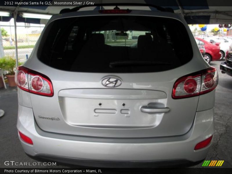 Moonstone Silver / Gray 2012 Hyundai Santa Fe GLS