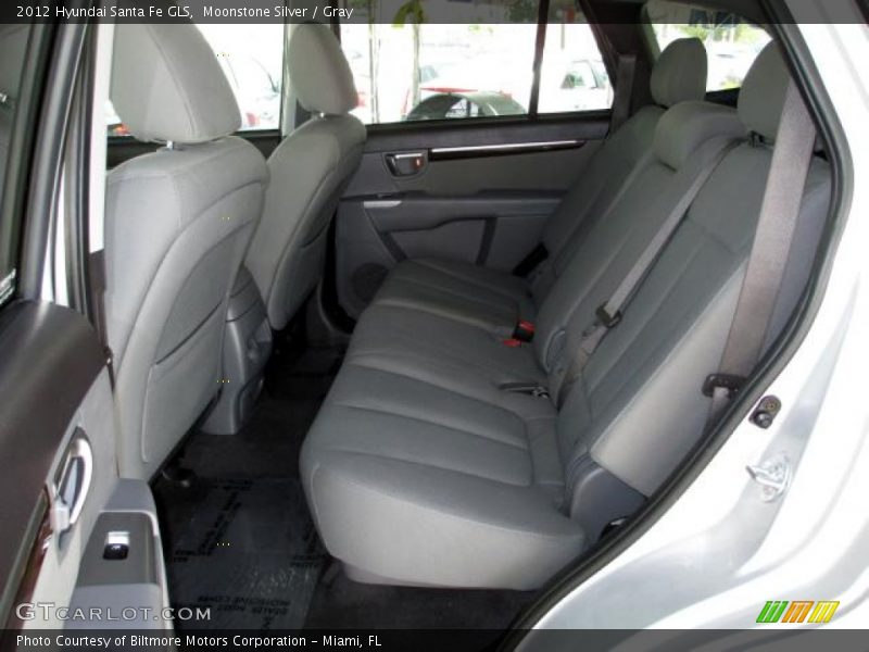 Moonstone Silver / Gray 2012 Hyundai Santa Fe GLS