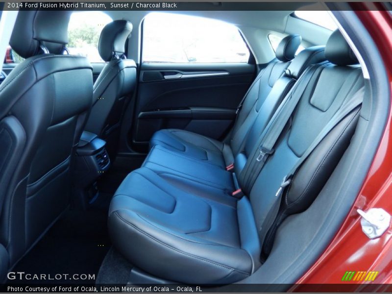 Rear Seat of 2014 Fusion Hybrid Titanium