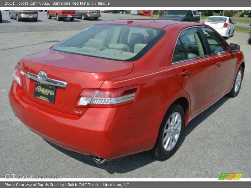 Barcelona Red Metallic / Bisque 2011 Toyota Camry XLE