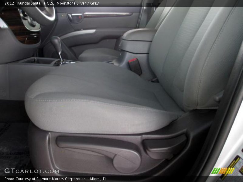 Moonstone Silver / Gray 2012 Hyundai Santa Fe GLS