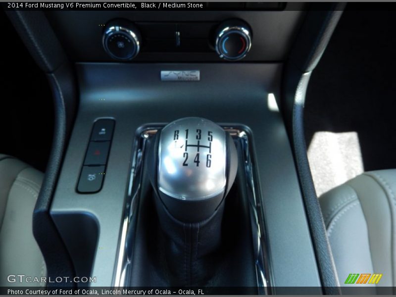  2014 Mustang V6 Premium Convertible 6 Speed Automatic Shifter