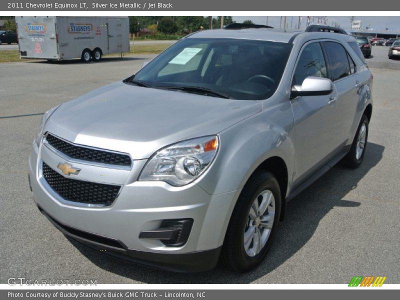 Silver Ice Metallic / Jet Black 2011 Chevrolet Equinox LT