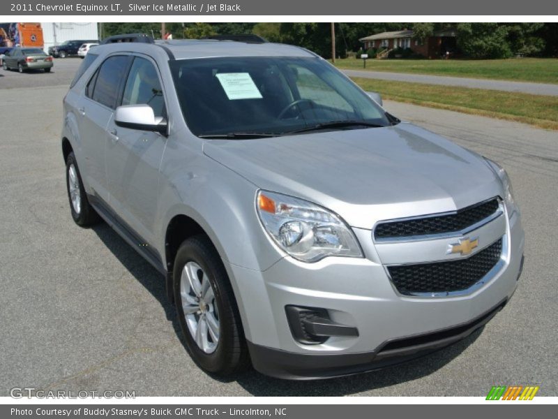 Silver Ice Metallic / Jet Black 2011 Chevrolet Equinox LT