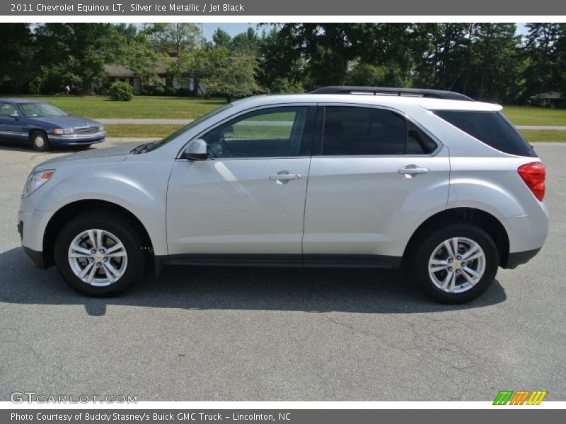 Silver Ice Metallic / Jet Black 2011 Chevrolet Equinox LT