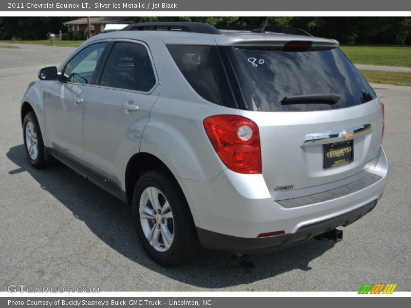 Silver Ice Metallic / Jet Black 2011 Chevrolet Equinox LT