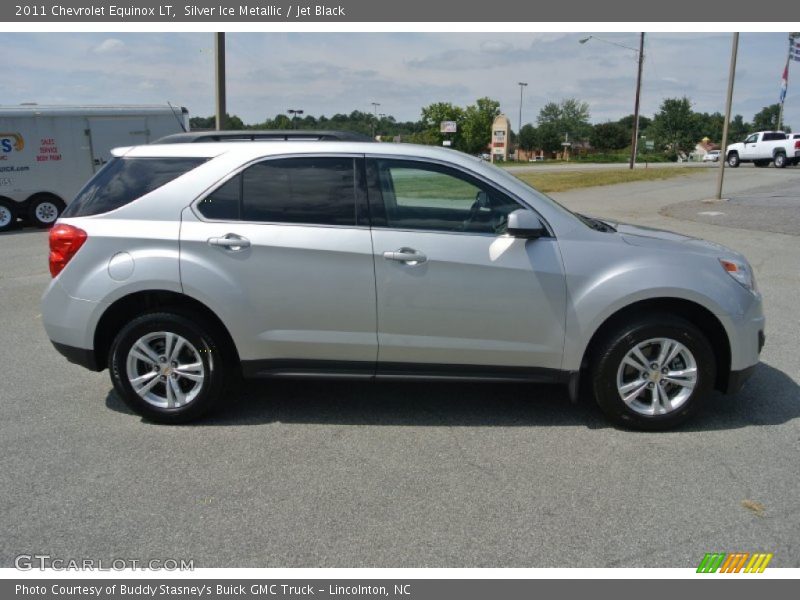 Silver Ice Metallic / Jet Black 2011 Chevrolet Equinox LT