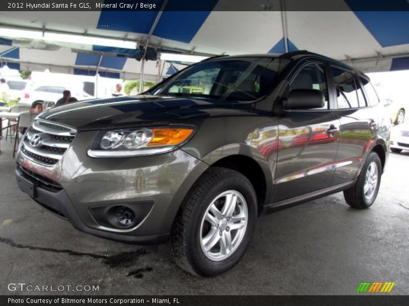 Mineral Gray / Beige 2012 Hyundai Santa Fe GLS