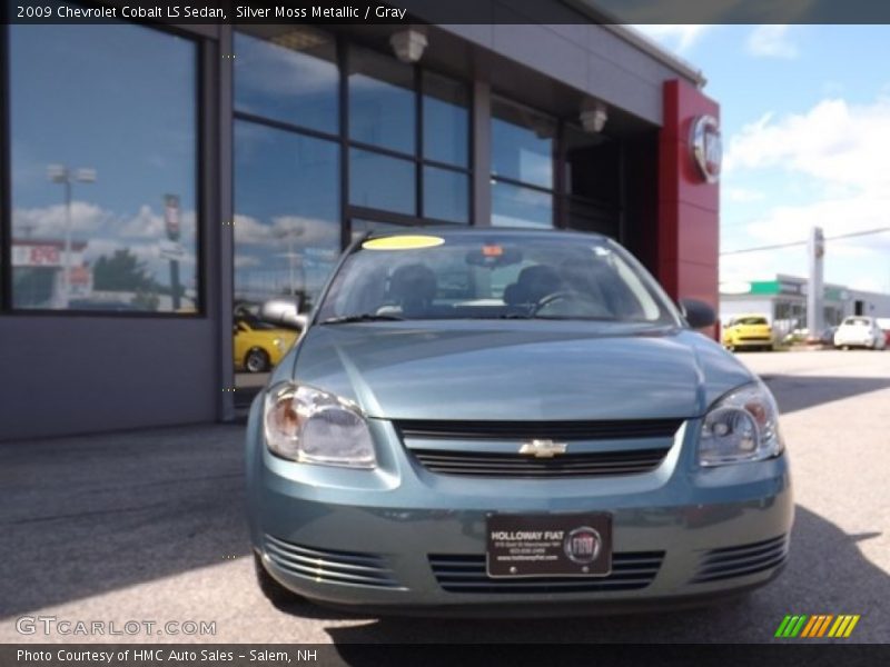 Silver Moss Metallic / Gray 2009 Chevrolet Cobalt LS Sedan