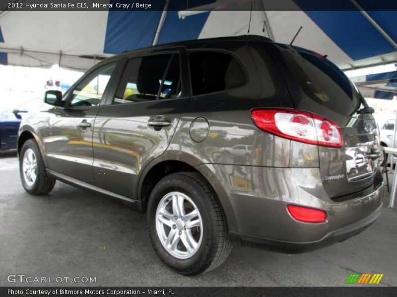 Mineral Gray / Beige 2012 Hyundai Santa Fe GLS