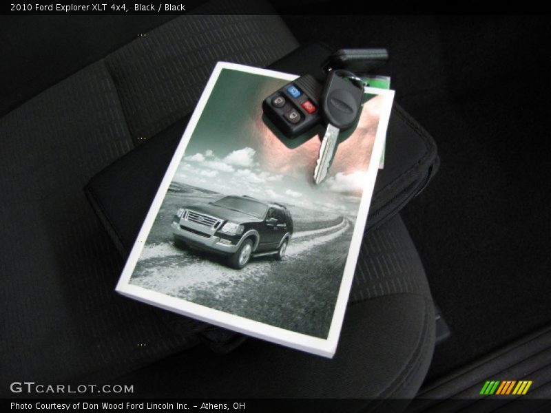 Black / Black 2010 Ford Explorer XLT 4x4
