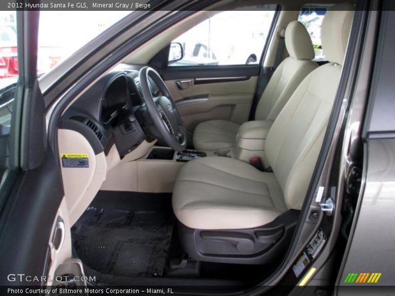 Mineral Gray / Beige 2012 Hyundai Santa Fe GLS