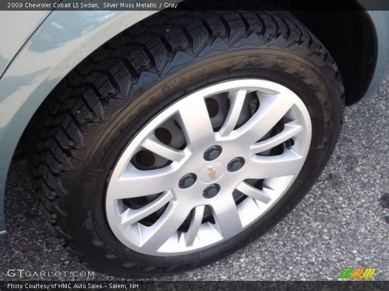 Silver Moss Metallic / Gray 2009 Chevrolet Cobalt LS Sedan