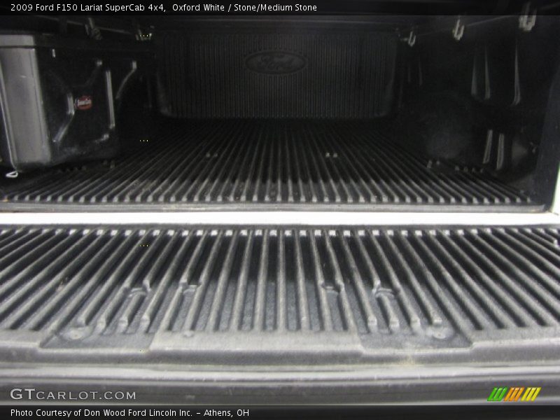 Oxford White / Stone/Medium Stone 2009 Ford F150 Lariat SuperCab 4x4