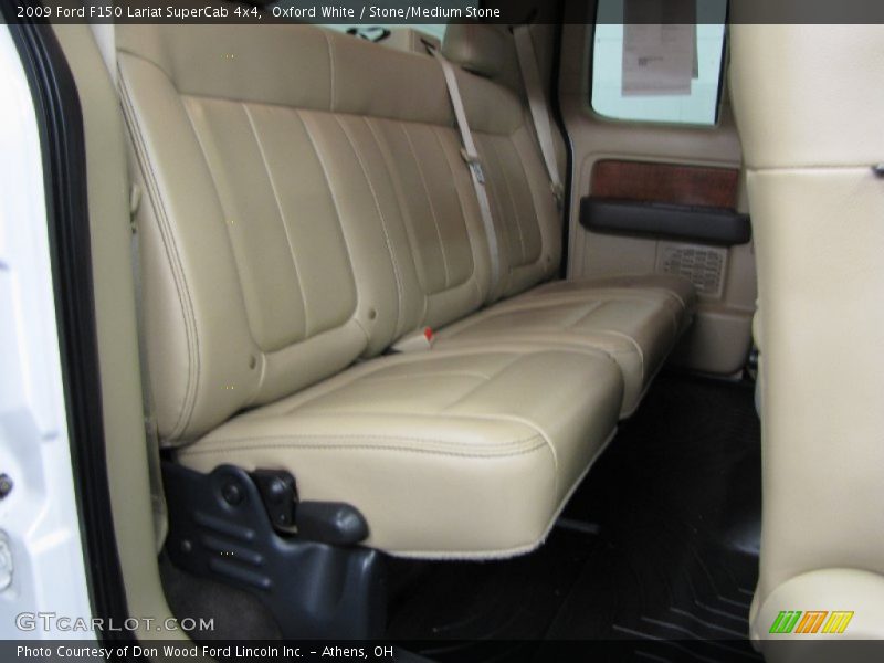 Oxford White / Stone/Medium Stone 2009 Ford F150 Lariat SuperCab 4x4