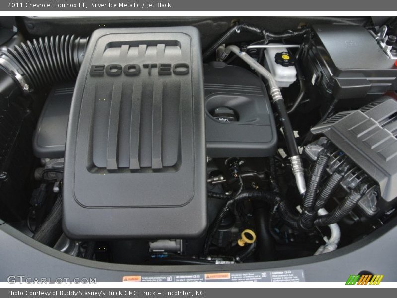 Silver Ice Metallic / Jet Black 2011 Chevrolet Equinox LT