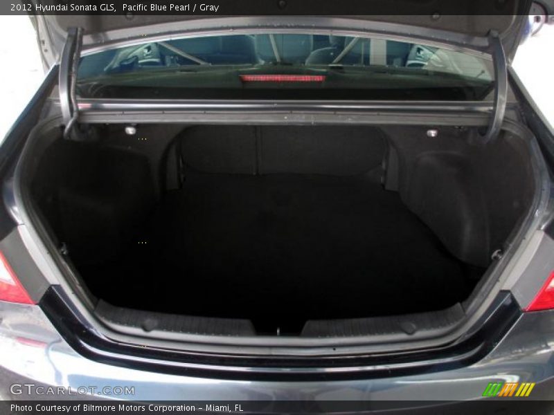 Pacific Blue Pearl / Gray 2012 Hyundai Sonata GLS