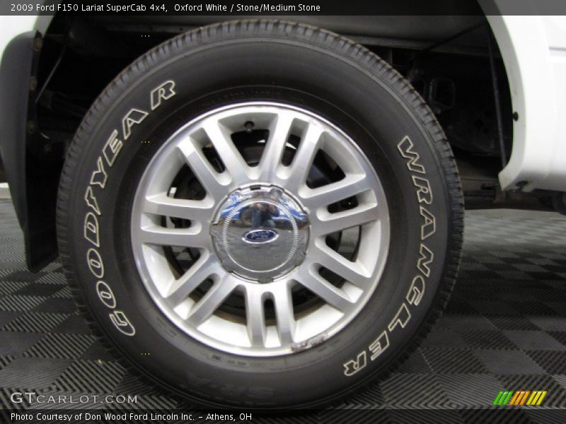 Oxford White / Stone/Medium Stone 2009 Ford F150 Lariat SuperCab 4x4