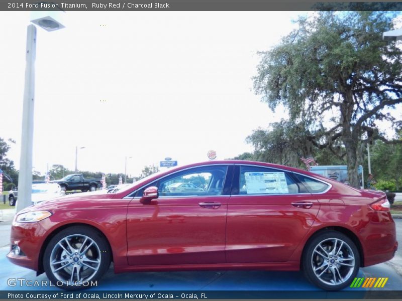 2014 Fusion Titanium Ruby Red