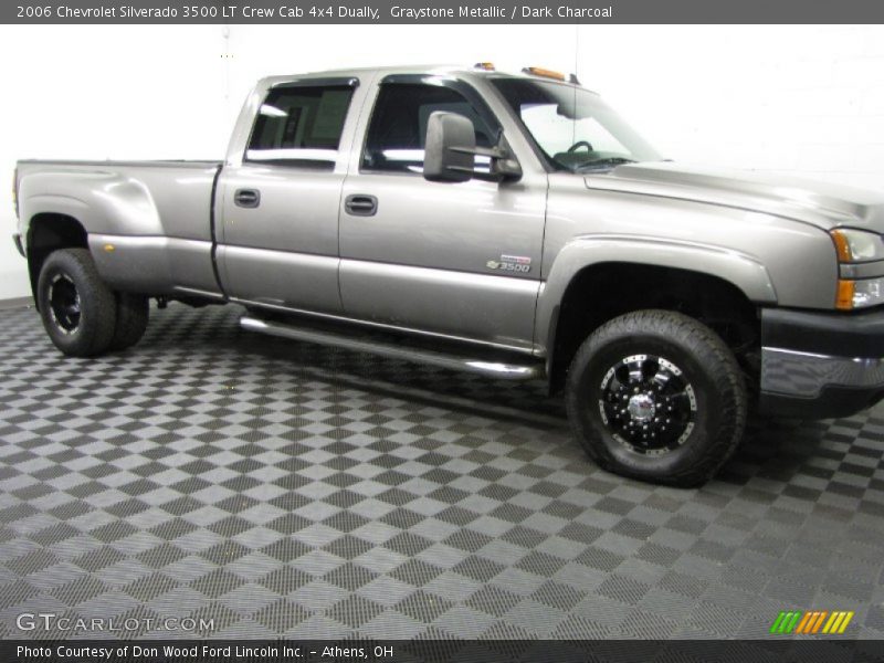 Graystone Metallic / Dark Charcoal 2006 Chevrolet Silverado 3500 LT Crew Cab 4x4 Dually